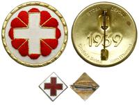 Polska, zestaw: odznaka (Szwajcaria), miniaturka (Polska)