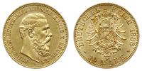 10 marek 1888 A, Berlin, złoto 3.97 g, pięknie z
