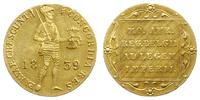dukat 1839, Utrecht, złoto 3.48 g, minimalnie gi