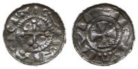 denar krzyżowy XI wiek, Aw: Krzyż patriarchalny,