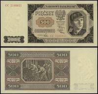 500 złotych 1.07.1948, seria CC, numeracja 88870