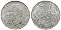 5 franków 1870, Bruksela, bardzo ładne, De Mey 9