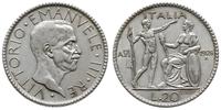 Włochy, 20 lirów, 1928