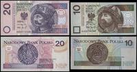 zestaw: 10 i 20 złotych  25.03.1994, oba banknot