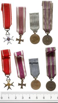 zestaw miniatur, 1. Krzyża Kawalerskiego Orderu 