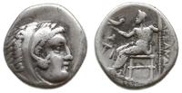 drachma 323-319 pne, Sardes, Aw: Głowa Heraklesa