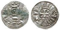 denar ok. 1015-1020, Krzyż utworzony z kółek i b