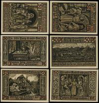 zestaw: 6 x 50 fenigów 31.05.1921, razem 6 sztuk