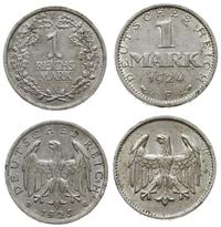 Niemcy, 2 x 1 marka, 1924 F i 1925 A