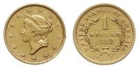 1 dolar 1852, Filadelfia, typ Liberty Head, złot