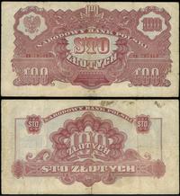 100 złotych 1944, w klauzuli OBOWIĄZKOWE seria E