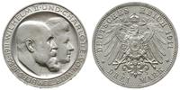 3 marki 1911, Stuttgart, 25. rocznica ślubu Wilh