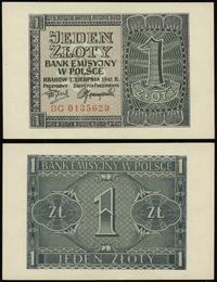 1 złoty 1.08.1941, seria BC, numeracja 0135629, 