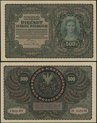 500 marek polskich 23.08.1919, I Serja BV, numer