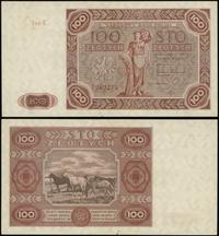 100 złotych 15.07.1947, Ser. E, numeracja 720227