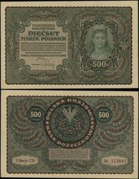 500 marek polskich 23.08.1919, I Serja CD, numer