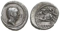 denar suberatus 42 pne, Rzym, Aw: Głowa L. Livin