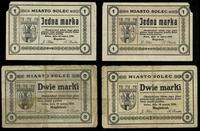 zestaw bonów: 1 i 2 marki 18.03.1920, razem 2 sz