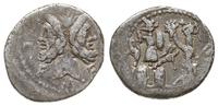 denar 119 pne, Rzym, Aw: Głowa Janusa, wokoło M 