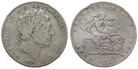 korona 1820, Londyn, srebro 27.72 g, Seaby 3787