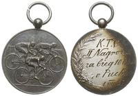 Polska, medal za II miejsce kieleckiego towarzystwa cyklistów, 1.08.1937