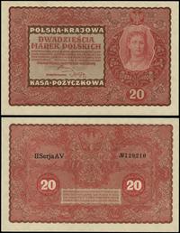 20 marek polskich 23.08.1919, seria II-AV, numer