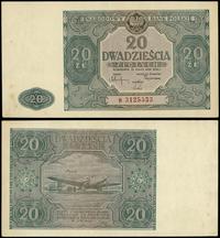 20 złotych 15.05.1946, seria B, numeracja 312553