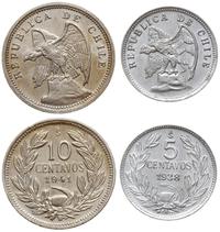 zestaw: 5 centavos 1938 i 10 centavos 1941, Sant