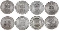 zestaw monet o nominale 20 złotych, razem 9 sztu
