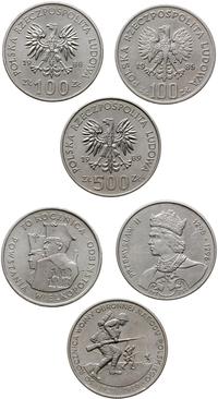 zestaw monet o nominale 50 złotych, razem 17 szt
