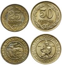zestaw: 25 centesimos 1948 i 50 centesimos 1951,