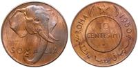 10 centesimi AH 1369 (1950), Rzym, Słoń, brąz, p