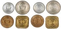 zestaw: 1, 5, 10, 25 centów 1962, Utrecht, brąz,