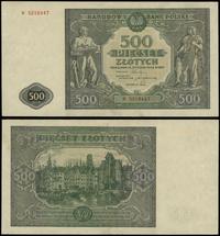 500 złotych  15.01.1946, seria K, numeracja 5218