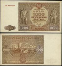 1.000 złotych 15.01.1946, seria Wb., numeracja 1