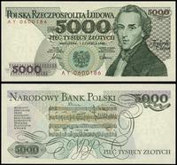 5.000 złotych 1.06.1986, seria AY, numeracja 060