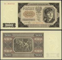 500 złotych 1.07.1948, seria CC 3620753, wyśmien