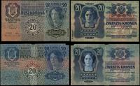 zestaw banknotów z początku XX wieku, 20 koron 2