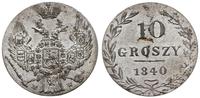 Polska, 10 groszy, 1840 M-W