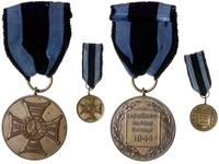 Polska, brązowy medal Zasłużonym na Polu Chwały 1944 z miniaturą