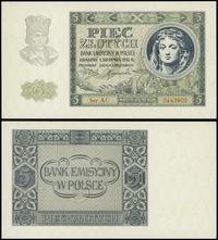 5 złotych  1.08.1941, seria AC, numeracja 044380