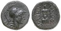 brąz 133-27 pne, Ae: Głowa Ateny w hełmie w praw
