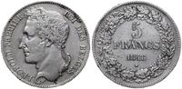 5 franków 1848, Bruksela, rzadkie, Dav. 50, De M
