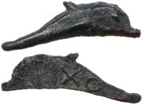 Grecja i posthellenistyczne, brąz w kształcie delfina, V w pne