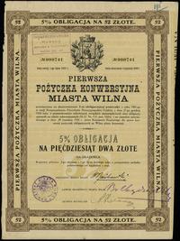 Rzeczpospolita Polska 1918-1939, 5% obligacja na 52 złote, 1.07.1925