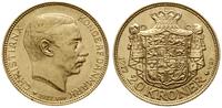 20 koron 1917, Kopenhaga, złoto 8.96 g, Fr. 299,