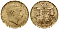 20 koron 1913, Kopenhaga, złoto 8.96 g, Fr. 299,