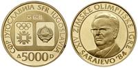 5.000 dinarów 1983, Tito / XIV Zimowe Igrzyska O
