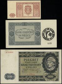 zestaw banknotów o nominałach:, 2 x 5 złotych 2.