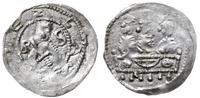 denar z lat 1157-1166, Aw: Popiersie księcia na 